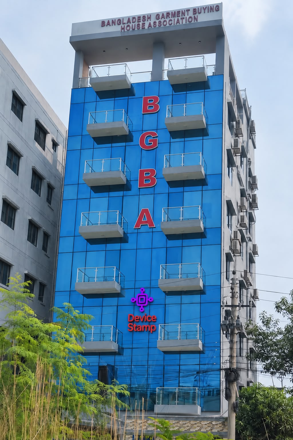 BGBA Building in Uttara, Dhaka, home of the DeviceStamp Bangladesh office